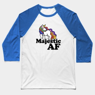 Majestic AF Unicorn Baseball T-Shirt